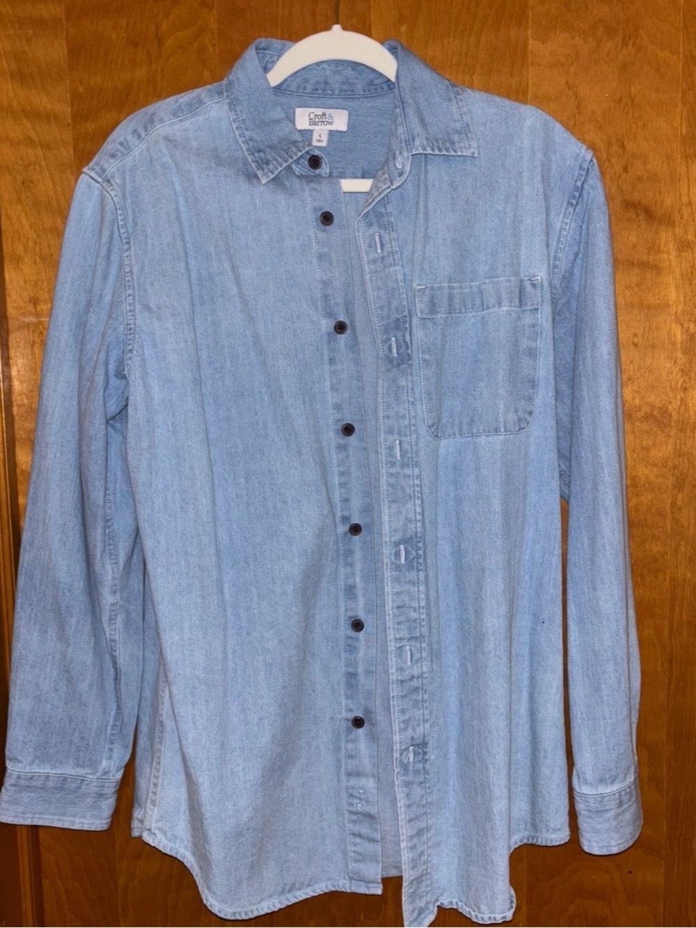 Croft & Barrow Denim Button-Up Shirt